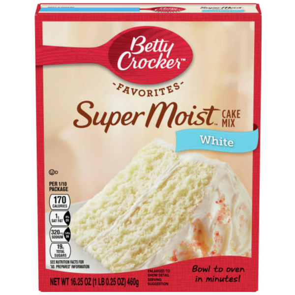 Betty Crocker Super Moist White Cake Mix 432g