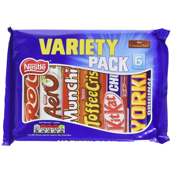 Nestle Variety Multipack Chocolate Bars 264g