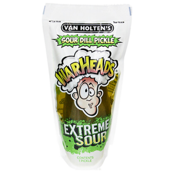 Van Holtens Warheads Jumbo Pickle-In-A-Pouch