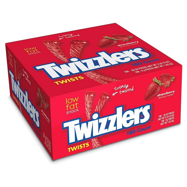 twizzlers strawberry twists candy box 180 pieces front