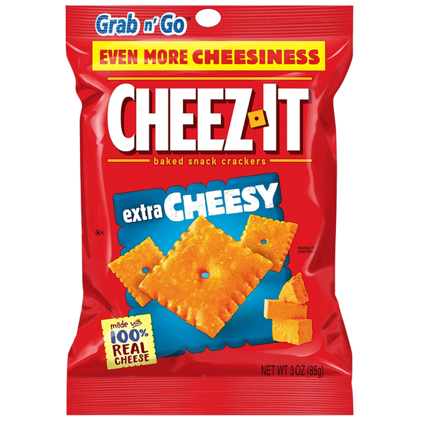 Cheez-It Extra Cheesy Baked Snack Crackers 85g