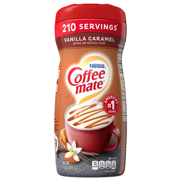 Nestle Coffee Mate Vanilla Caramel Powder Coffee Creamer 425g - BBE: 03/05/2023