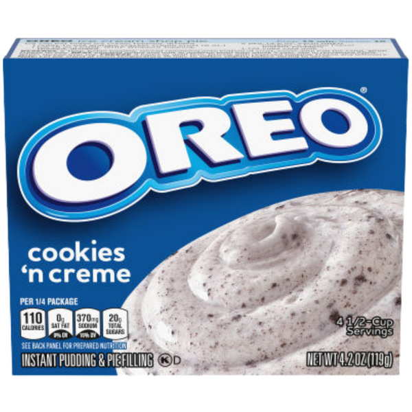 Jell-O Oreo Cookies n Crème Instant Pudding & Pie Filling Mix 119g