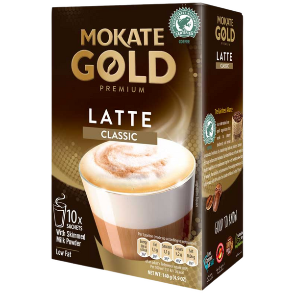 Mokate Gold Premium Latte Classic Coffee 140g