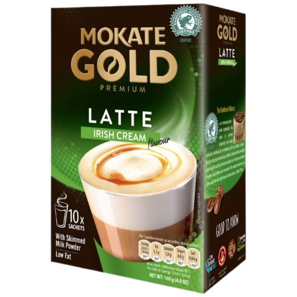 Mokate Gold Premium Irish Cream Latte Flavour Coffee 140g