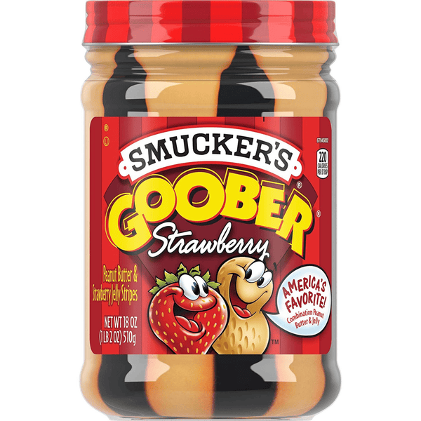 Smucker’s Goober Peanut Butter & Strawberry Jelly Stripes Spread 510g