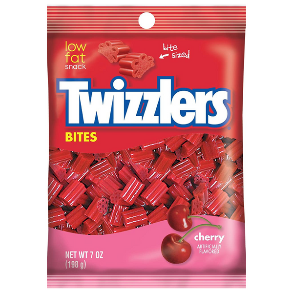 Twizzlers Cherry Bites 198g - BBE: 01/09/2023
